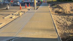 Concrete Sidewalk Construction